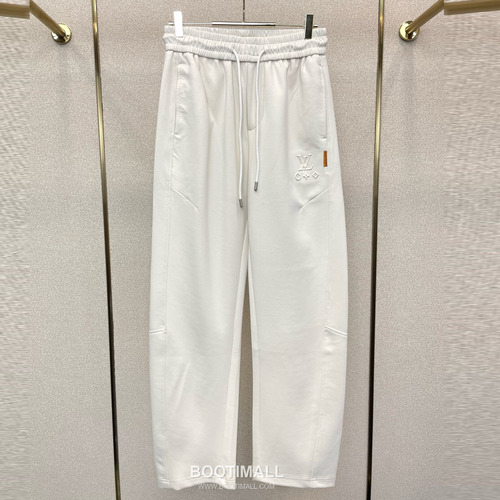 Louis Vuitton SS26 Cotton Blend Logo Embroidered Casual Pants 루이비통 SS26 코튼 혼방 로고 자수 캐주얼 팬츠