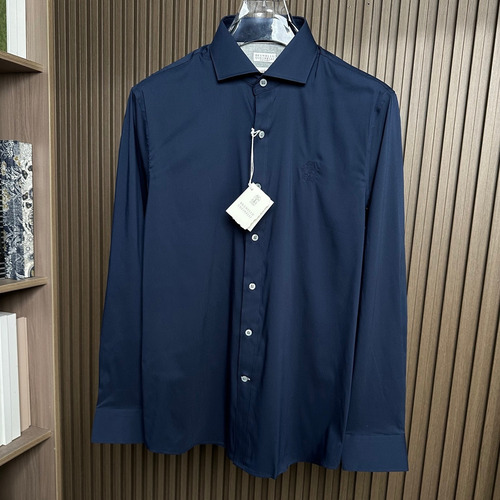 Brunello Cucinelli 2026 SS Cotton Shirt with Minimal Design 브루넬로쿠치넬리 2026 SS 코튼 셔츠 미니멀 디자인