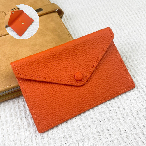 Hermes Barenia Faubourg Pebbled Calfskin Leather Card Holder Wallet 에르메스 바레니아 포부르 페블드 카프스킨 레더 카드홀더 지갑 2215 12cm