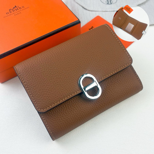 Hermès Togo Calfskin Wallet with Palladium Lock and Multi Slot Detail 에르메스 토고 카프스킨 팔라듐 락 멀티 슬롯 지갑 231 13.5cm