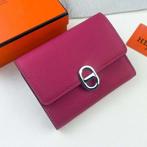 Hermès Togo Calfskin Wallet with Palladium Lock and Multi Slot Detail 에르메스 토고 카프스킨 팔라듐 락 멀티 슬롯 지갑 231 13.5cm