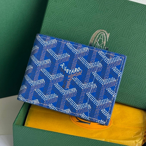 Goyard Insert Victoire Goyardine Canvas Vauzelles Calfskin Card Holder with Slim Insert Design 고야드 인서트 빅투아르 고야르딘 캔버스 보젤 카프스킨 카드홀더 슬림 인서트 3311 10cm