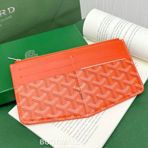 Goyard Insert Louise Goyardine Canvas Leather Zip Long Wallet with Card Slots 고야드 인서트 루이즈 고야르딘 캔버스 레더 집 롱월렛 카드슬롯 G98316 21cm