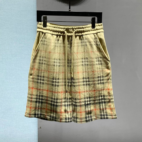 Burberry SS26 Gradient Check Print Cotton Shorts 버버리 SS26 그라디언트 체크 프린트 코튼 쇼츠