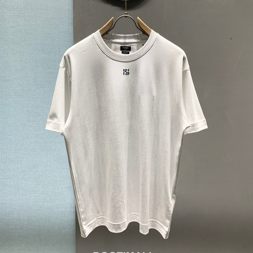 Fendi SS26 FF Selleria Embroidered Cotton T-Shirt 펜디 SS26 FF 셀러리아 자수 코튼 티셔츠
