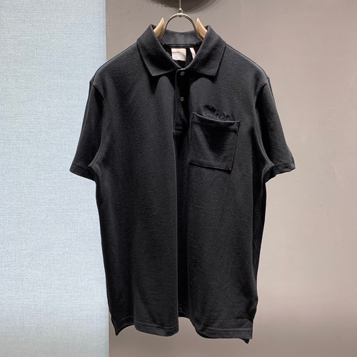 Dior SS26 Tone-on-Tone Embroidered Piqué Cotton Polo Shirt 디올 SS26 톤온톤 자수 피케 코튼 폴로 셔츠