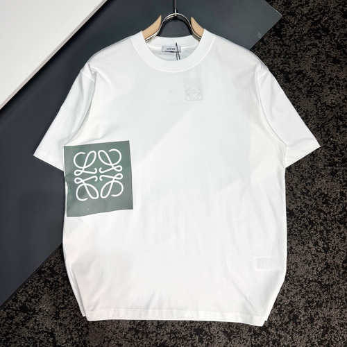 Loewe SS26 Anagram Print Sorona Cotton T-Shirt 로에베 SS26 아나그램 프린트 소로나 코튼 티셔츠 CCA1601