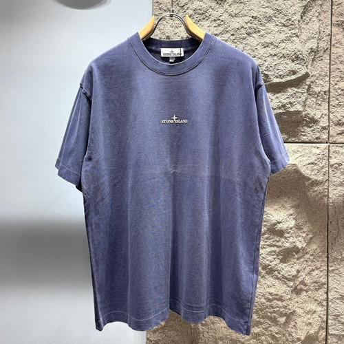 Stone Island SS26 Compass Logo Print Heavy Cotton T-Shirt 스톤아일랜드 SS26 컴퍼스 로고 프린트 헤비 코튼 티셔츠 WG26881