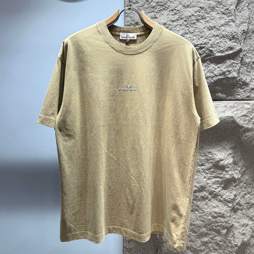 Stone Island SS26 Compass Logo Print Heavy Cotton T-Shirt 스톤아일랜드 SS26 컴퍼스 로고 프린트 헤비 코튼 티셔츠 WG26881