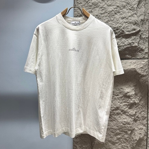 Stone Island SS26 Compass Logo Print Heavy Cotton T-Shirt 스톤아일랜드 SS26 컴퍼스 로고 프린트 헤비 코튼 티셔츠 WG26881