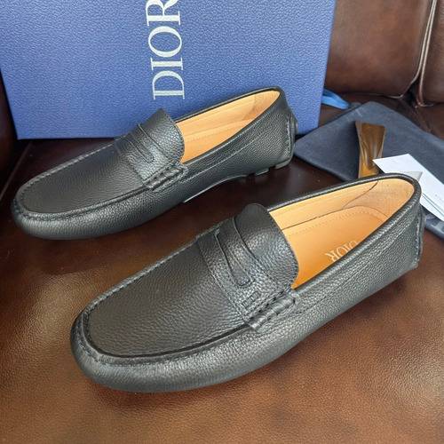 Dior Suede Calfskin Slip-on Loafer with Hand Stitch Rubber Sole 디올 스웨이드 카프스킨 슬립온 로퍼 핸드 스티치 러버솔 디테일 7F03040 2cm