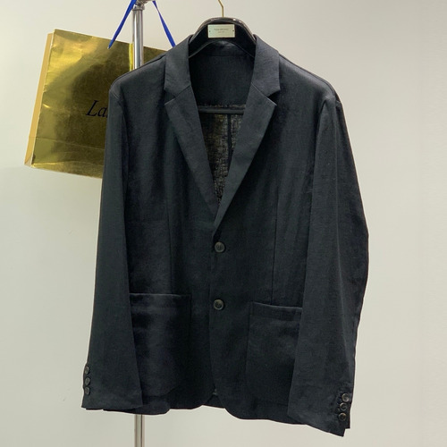 Loro Piana SS26 Cotton Blend Blazer Jacket with Embroidered Logo 로로피아나 SS26 코튼 혼방 블레이저 재킷 자수 로고