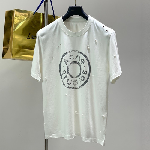 Acne Studios SS26 Cotton Crewneck T-Shirt with Logo Print 아크네스튜디오 SS26 코튼 크루넥 티셔츠 로고 프린트