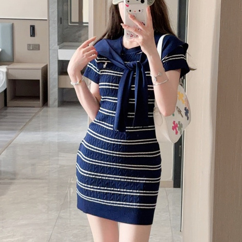 Ralph Lauren 2026 S/S Cotton Knit Dress Logo Detail 니트 드레스 3583