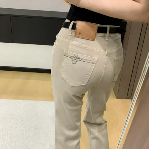 Dior 2026 S/S Cotton Polyester Pants Slim Straight Fit Logo Detail 디올 코튼 폴리에스터 팬츠 슬림 스트레이트 핏 로고 디테일