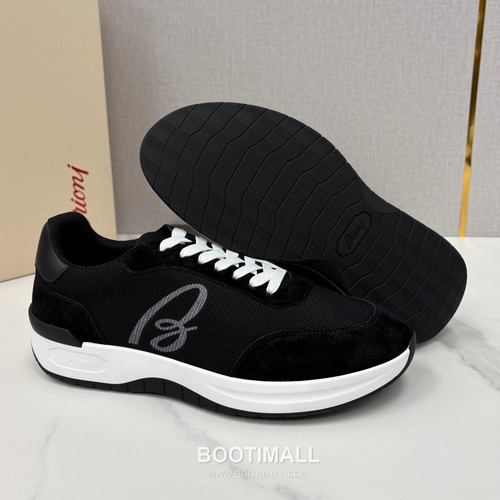 Brioni Mesh Suede Leather Runner Sneakers with Color Block Detail 브리오니 메쉬 스웨이드 레더 러너 스니커즈 4.0cm