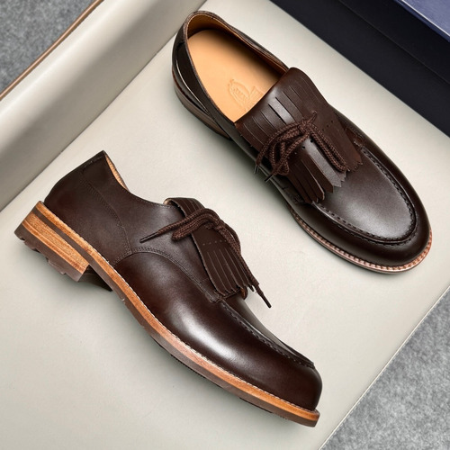 J.M.Weston Classic Calfskin Leather Lace-Up Dress Shoes with Clean Upper Detail 제이엠웨스턴 클래식 카프스킨 레더 레이스업 드레스 슈즈 2.5cm
