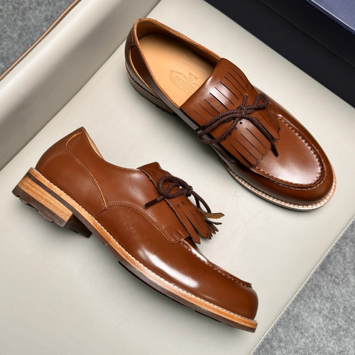 J.M.Weston Classic Calfskin Leather Lace-Up Dress Shoes with Clean Upper Detail 제이엠웨스턴 클래식 카프스킨 레더 레이스업 드레스 슈즈 2.5cm