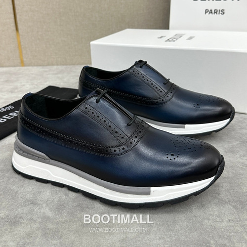 Berluti Fast Track Calfskin Leather Runner Sneakers with Scritto TPU Sole Detail 벨루티 패스트트랙 카프스킨 레더 러너 스니커즈 3.5cm