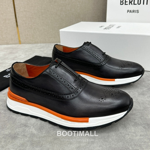Berluti Fast Track Calfskin Leather Runner Sneakers with Scritto TPU Sole Detail 벨루티 패스트트랙 카프스킨 레더 러너 스니커즈 3.5cm