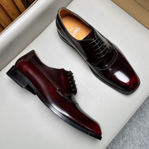 Christian Louboutin Calfskin Leather Loafer Shoes with Red Sole Detail 크리스찬루부탱 카프스킨 레더 로퍼 슈즈 2.5cm