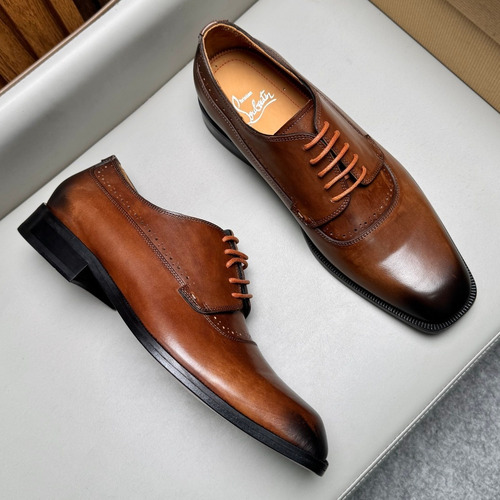 Christian Louboutin Calfskin Leather Loafer Shoes with Red Sole Detail 크리스찬루부탱 카프스킨 레더 로퍼 슈즈 2.5cm