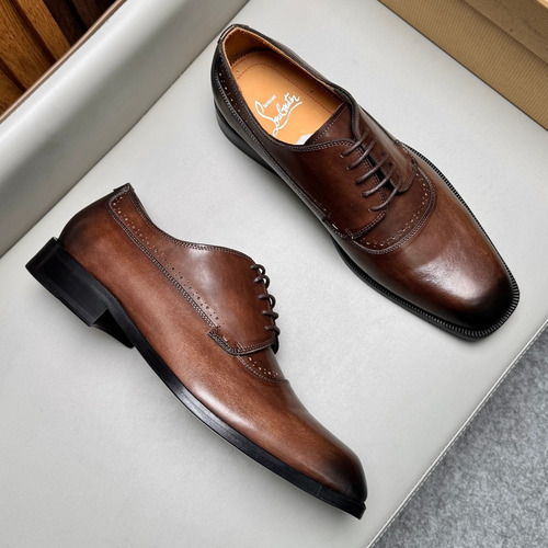 Christian Louboutin Calfskin Leather Loafer Shoes with Red Sole Detail 크리스찬루부탱 카프스킨 레더 로퍼 슈즈 2.5cm