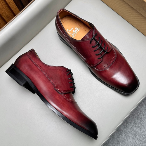 Christian Louboutin Calfskin Leather Loafer Shoes with Red Sole Detail 크리스찬루부탱 카프스킨 레더 로퍼 슈즈 2.5cm