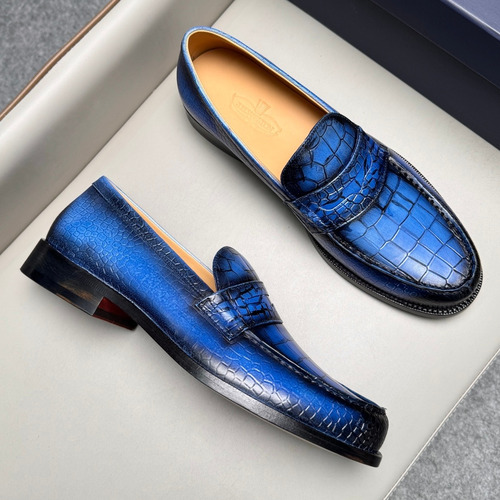 J.M.Weston Classic Embossed Calfskin Leather Lace-Up Dress Shoes with Leather Sole Detail 제이엠웨스턴 클래식 엠보싱 카프스킨 레더 레이스업 드레스 슈즈 2.5cm