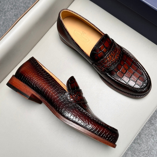 J.M.Weston Classic Embossed Calfskin Leather Lace-Up Dress Shoes with Leather Sole Detail 제이엠웨스턴 클래식 엠보싱 카프스킨 레더 레이스업 드레스 슈즈 2.5cm