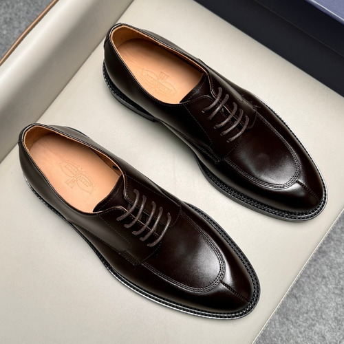 J.M.Weston Classic Calfskin Leather Lace-Up Dress Shoes with Leather Sole Detail 제이엠웨스턴 클래식 카프스킨 레더 레이스업 드레스 슈즈 2.5cm