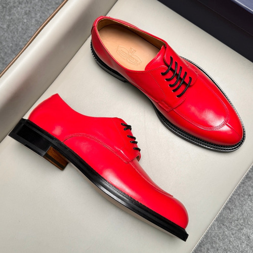 J.M.Weston Classic Calfskin Leather Lace-Up Dress Shoes with Leather Sole Detail 제이엠웨스턴 클래식 카프스킨 레더 레이스업 드레스 슈즈 2.5cm