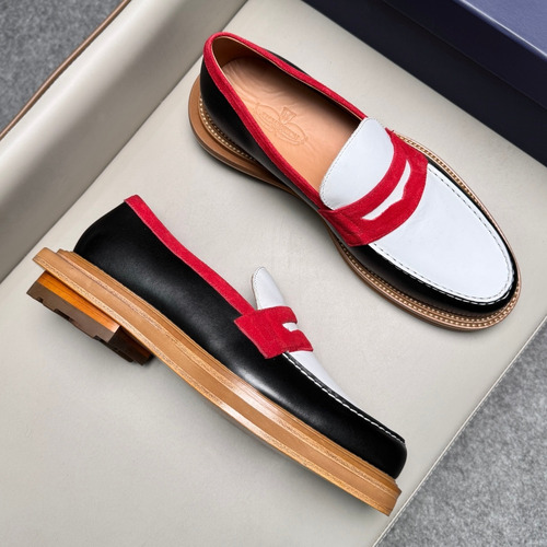 J.M.Weston Penny Calfskin Suede Leather Loafer Shoes with Hand Stitch Detail 제이엠웨스턴 페니 카프스킨 스웨이드 레더 로퍼 슈즈 2.5cm