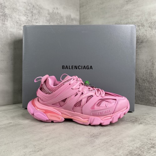 Balenciaga Track Mesh Nylon Chunky Sneakers with Layered Panel TPU Logo Detail 발렌시아가 트랙 메쉬 나일론 청키 스니커즈 레이어드 패널 TPU 로고 디테일 3cm