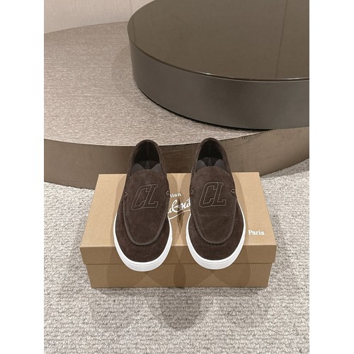 Christian Louboutin Chambeliboat Calfskin Leather Boat Loafer with Metal Buckle Strap Rubber Sole Detail 크리스찬루부탱 샴벨리보트 카프스킨 레더 보트 로퍼 메탈 버클 스트랩 러버솔 디테일 3cm