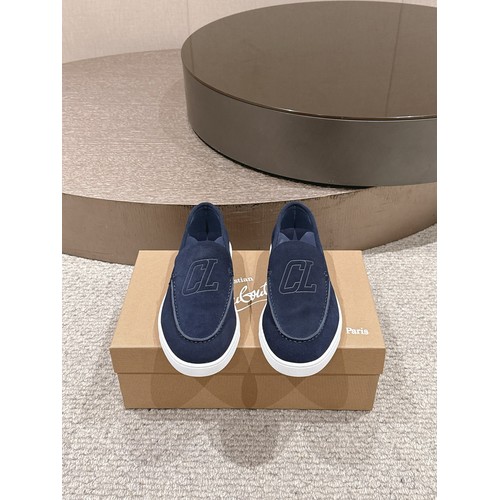Christian Louboutin Chambeliboat Calfskin Leather Boat Loafer with Metal Buckle Strap Rubber Sole Detail 크리스찬루부탱 샴벨리보트 카프스킨 레더 보트 로퍼 메탈 버클 스트랩 러버솔 디테일 3cm