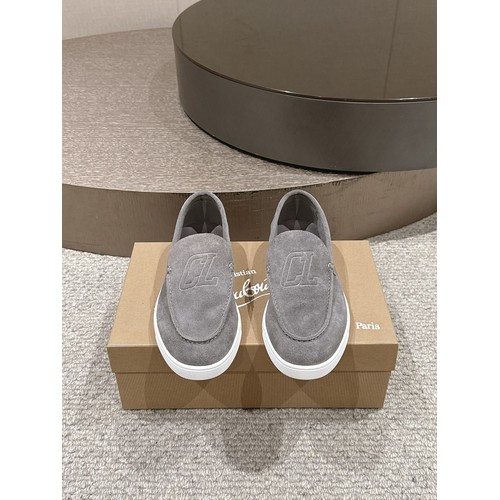 Christian Louboutin Chambeliboat Calfskin Leather Boat Loafer with Metal Buckle Strap Rubber Sole Detail 크리스찬루부탱 샴벨리보트 카프스킨 레더 보트 로퍼 메탈 버클 스트랩 러버솔 디테일 3cm