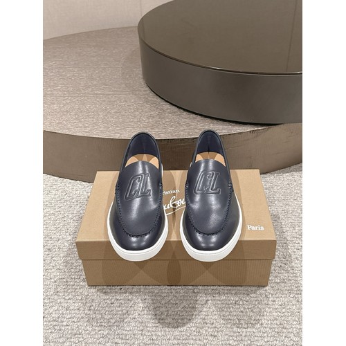 Christian Louboutin Chambeliboat Calfskin Leather Boat Loafer with Metal Buckle Strap Rubber Sole Detail 크리스찬루부탱 샴벨리보트 카프스킨 레더 보트 로퍼 메탈 버클 스트랩 러버솔 디테일 3cm