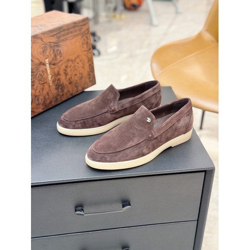 Stefano Ricci Nappa Calfskin Leather Low Sneakers with Metal Logo Tongue Buckle Detail 스테파노리치 나파 카프스킨 레더 로우 스니커즈 메탈 로고 텅 버클 디테일 3cm