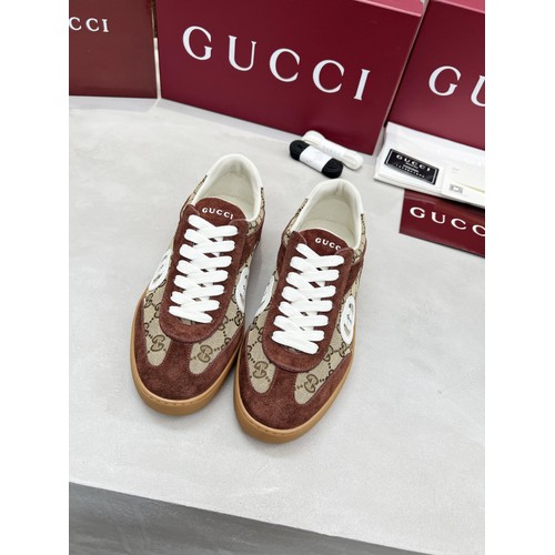Gucci German Trainer Calfskin Leather Mesh Low Sneakers with Embossed Logo TPU Sole Detail 구찌 저먼 트레이너 카프스킨 레더 메쉬 로우 스니커즈 엠보싱 로고 TPU 솔 디테일 3cm