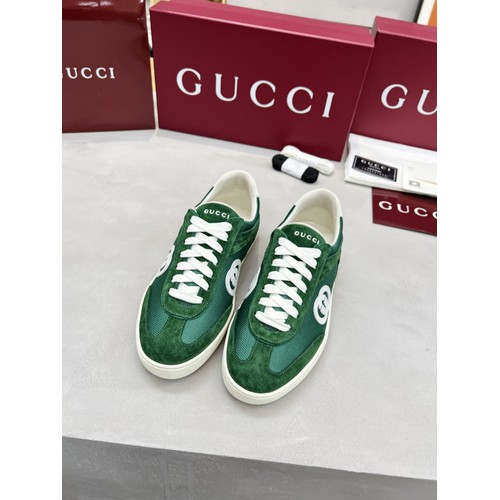 Gucci German Trainer Calfskin Leather Mesh Low Sneakers with Embossed Logo TPU Sole Detail 구찌 저먼 트레이너 카프스킨 레더 메쉬 로우 스니커즈 엠보싱 로고 TPU 솔 디테일 3cm