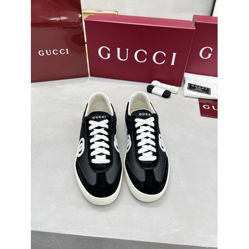 Gucci German Trainer Calfskin Leather Mesh Low Sneakers with Embossed Logo TPU Sole Detail 구찌 저먼 트레이너 카프스킨 레더 메쉬 로우 스니커즈 엠보싱 로고 TPU 솔 디테일 3cm