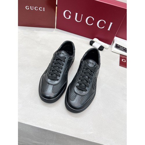 Gucci German Trainer Calfskin Leather Mesh Low Sneakers with Embossed Logo TPU Sole Detail 구찌 저먼 트레이너 카프스킨 레더 메쉬 로우 스니커즈 엠보싱 로고 TPU 솔 디테일 3cm
