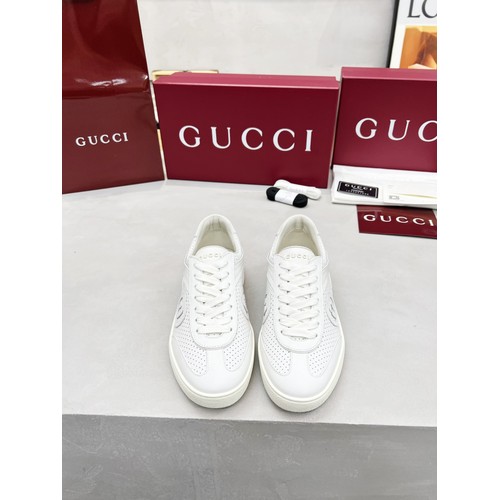 Gucci German Trainer Calfskin Leather Mesh Low Sneakers with Embossed Logo TPU Sole Detail 구찌 저먼 트레이너 카프스킨 레더 메쉬 로우 스니커즈 엠보싱 로고 TPU 솔 디테일 3cm