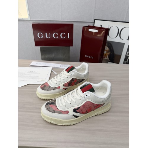 Gucci Double G Calfskin Leather High Low Sneakers with Distressed Cutout Panel TPU Sole Detail 구찌 더블G 카프스킨 레더 하이로우 스니커즈 디스트레스드 컷아웃 패널 TPU 솔 디테일 3cm