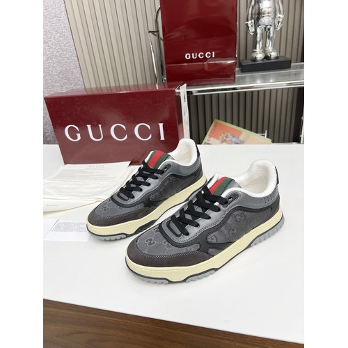 Gucci Double G Calfskin Leather High Low Sneakers with Distressed Cutout Panel TPU Sole Detail 구찌 더블G 카프스킨 레더 하이로우 스니커즈 디스트레스드 컷아웃 패널 TPU 솔 디테일 3cm