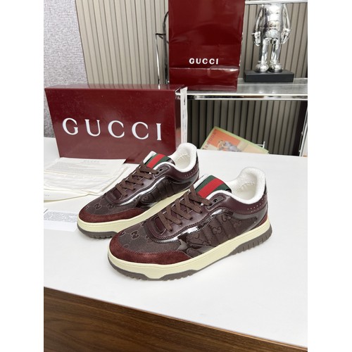 Gucci Double G Calfskin Leather High Low Sneakers with Distressed Cutout Panel TPU Sole Detail 구찌 더블G 카프스킨 레더 하이로우 스니커즈 디스트레스드 컷아웃 패널 TPU 솔 디테일 3cm