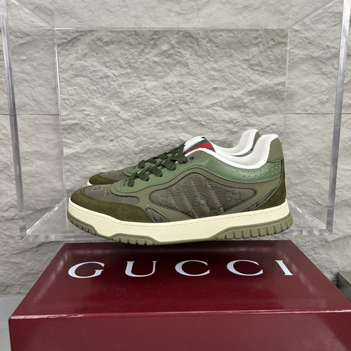 Gucci Double G Calfskin Leather High Low Sneakers with Distressed Cutout Panel TPU Sole Detail 구찌 더블G 카프스킨 레더 하이로우 스니커즈 디스트레스드 컷아웃 패널 TPU 솔 디테일 3cm