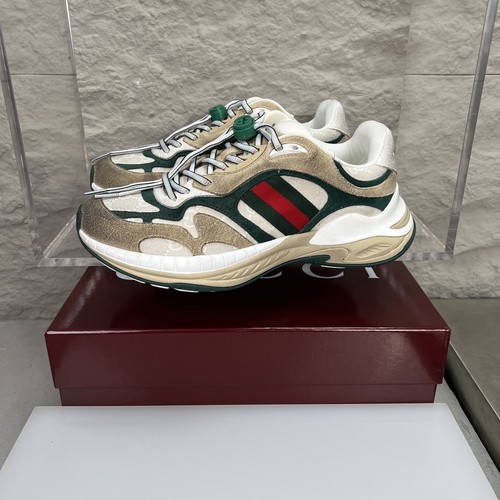 Gucci 2.0 Mesh Calfskin Leather Low Sneakers 구찌 2.0 메쉬 카프스킨 레더 로우 스니커즈 GG 리플렉티브 스트라이프 더블G 락 디테일 EVA TPU 솔 4cm