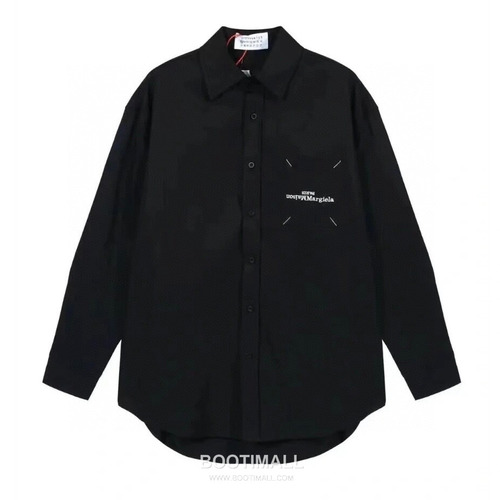 Maison Margiela SS26 Cotton Shirt Embroidered Logo Calendar Print 메종마르지엘라 SS26 코튼 셔츠 자수 로고 캘린더 프린트